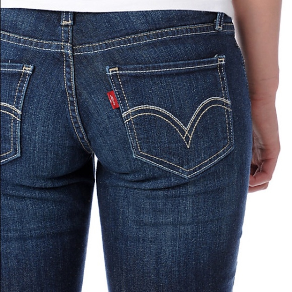 Levi’s low rise jeans with stud details